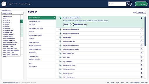 Primary pupil using MyPortal