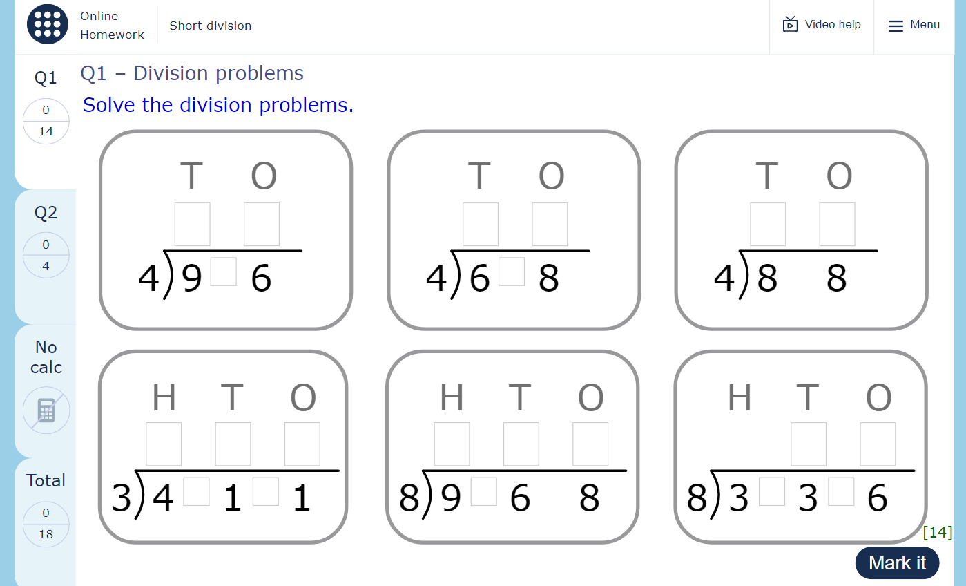MyMaths secondary conditional probability homework sample